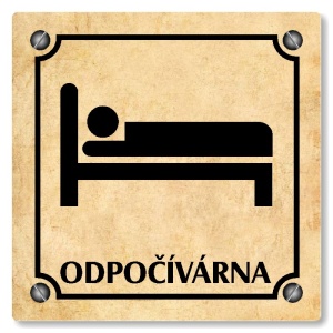 Odpočívárna, 100x100mm, pergamen, Kansas